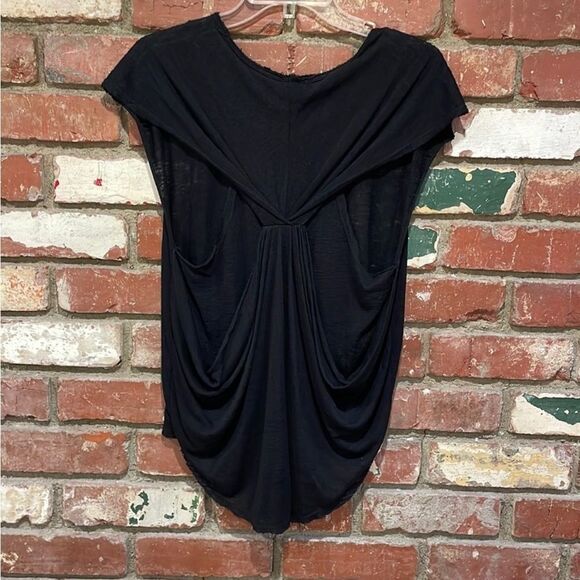 Urban Outfitters Black Slouchy Short Sleeve Pocket Tee - Picture 3 of 5